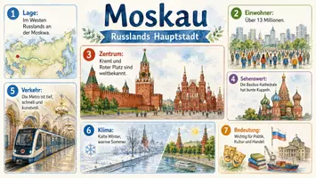Vorschau - Arbeitsblätter - Arbeitsblatt "Moskau" + Onlineübung & MP3 + Infografik - Seite 2