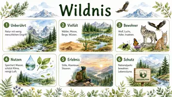 Vorschau - Arbeitsblätter - Arbeitsblätter zum Thema "Wildnis" + Lösung & MP3 + Infografik - Seite 3