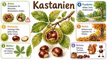Vorschau - Arbeitsblätter - Arbeitsblatt "Kastanien" + Onlineübung & MP3 + Infografik - Seite 2