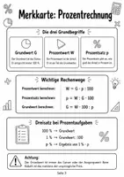 Vorschau - Stationenlernen - Prozentrechnung Klasse 7 – Stationenlernen - Seite 3