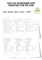 Vorschau - Arbeitsblätter - Arbeitsblatt / Worksheet "The Seven Year Itch, 1955" - Deckblatt