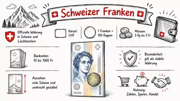 Vorschau - Arbeitsblätter - Arbeitsblätter zum Thema "Schweizer Franken" + Lösung & MP3 + Infografik - Seite 3