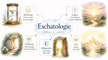 Vorschau - Arbeitsblätter - Arbeitsblatt "Eschatologie" + interaktive Lösung & MP3 + Infografik - Seite 2