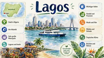 Vorschau - Arbeitsblätter - Arbeitsblätter zum Thema "Lagos" (Lückentext, Hörverstehen) + Lösung & MP3 - Seite 3