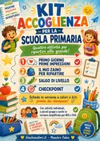 anteprima - Serie di lezioni - Kit accoglienza per la scuola primaria: quattro attività - Pagina di copertina