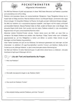 Vorschau - Arbeitsblätter - Lesetexte Pocketmonsterwelt - zweifach differenziert - Seite 2