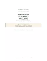 anteprima - Esercizi - Verifiche di italiano inclusive – Classe Quinta (versione classe + adattata DSA, con soluzioni) - Pagina di copertina