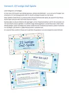 Vorschau - Spiele - 22 Unterrichtsspiele DaZ DaF - Sprechen aktivieren auf Niveau A2 - Inklusive Lehrerhandreichung - Seite 1