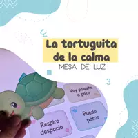 Vista previa - Tarjetas / Manipulativos - la tortuguita de la calma en mesa de luz - Portada