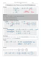 Vorschau - Stundenentwürfe - Oberstufe Mathe Multiplikation eines Vektors mit einer Zahl (S-Multiplikation) - Seite 1