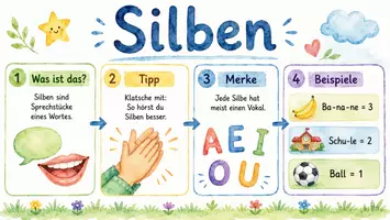 Vorschau - Arbeitsblätter - Arbeitsblatt "Silbe" + Onlineübung & MP3 + Infografik - Seite 2
