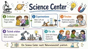 Vorschau - Arbeitsblätter - Arbeitsblätter zum Thema "Science Center" (Lückentext, Hörverstehen) + Lösung & MP3 + Infografik - Seite 3