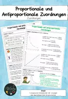 Vorschau - Arbeitsblätter - Proportionale und Antiproportionale Zuordnungen - Seite 1