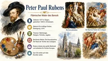 Vorschau - Arbeitsblätter - Arbeitsblätter zum Thema "Peter Paul Rubens" + Lösung & MP3 + Infografik - Seite 3