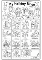 Vorschau - Arbeitsblätter - My Holiday Bingo – Englisch Ferien-Bingo für die Grundschule (Klasse 1-4) - Seite 3
