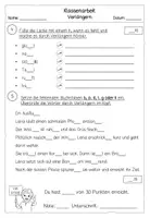 Vorschau - Arbeitsblätter - Klassenarbeit Verlängern nach FRESCH Klasse 3 & 4 | Rechtschreibung Test mit Lösungen, Differenzierung & editierbarer Version - Seite 3