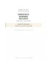 anteprima - Materiale di supporto/inclusione - Verifiche di scienze inclusive – Classe Quinta - Pagina di copertina