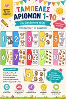 Προεπισκόπηση - Αφίσες - 🔢 Αφίσες Αριθμών 1–10 με Ζωάκια - Εξώφυλλο
