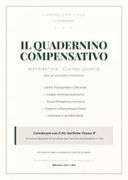 anteprima - Materiale di supporto/inclusione - Matematica Classe 5ª | Strumenti DSA da banco - Pagina di copertina