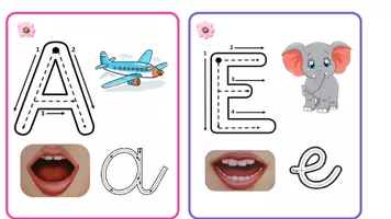 Vista previa - Hojas de trabajo - Tarjetas de las Vocales Grafomotricidad Conciencia Fonológica - Portada