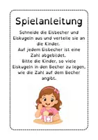 Vorschau - Spiele - Zahlen-Lernspiel mit Eisbechern - Seite 1