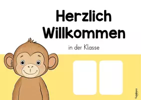 Vorschau - Poster - AFFENKLASSE - Klassenschild - Seite 2