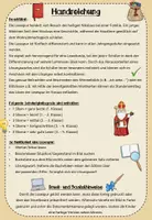 Vorschau - Arbeitsblätter - Lesespur - Der Nikolaus ist zu Besuch (Klasse 1-4) - Seite 1