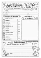 anteprima - Altro tipo di materiale - Pagella del papà da stampare - Festa del papà - Pagina 2
