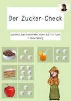 Vorschau - Bildkarten - Zucker-Check - Bildkarten - Deckblatt