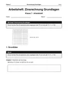 Vorschau - Arbeitsblätter - Materialpaket Mathe-Arbeitshefte Klasse 7 - Deckblatt
