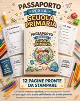 anteprima - Altro tipo di materiale - Passaporto per la Scuola Primaria: attività di continuità - Pagina di copertina