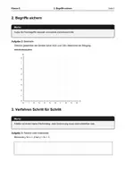 Vorschau - Arbeitsblätter - Arbeitsheft Funktionsgraphen zeichnen - Seite 1