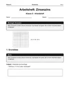 Vorschau - Arbeitsblätter - Materialpaket Mathe-Arbeitshefte Klasse 8 - Deckblatt