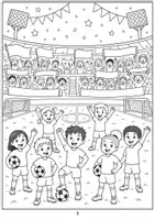 Vorschau - Mal- und Bastelvorlagen - Fußball WM 2026 Materialpaket - Seite 1