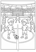 Vorschau - Mal- und Bastelvorlagen - Fußball WM 2026 Materialpaket - Seite 3