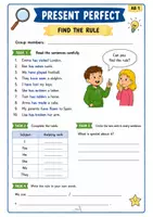 Vorschau - Arbeitsblätter - Present Perfect – Group Challenge - Seite 2