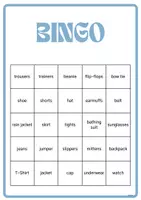 Vorschau - Arbeitsblätter - CLOTHES - Bingo zu den Wortkarten zum Thema "clothes" - Seite 3