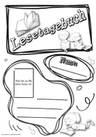 Vorschau - Mal- und Bastelvorlagen - Kopiervorlagen Lesetagebuch - Seite 1