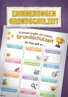 Vorschau - Arbeitsblätter - Erinnerungen Grundschulzeit / Abschied / Rückblick Klasse 4 - Deckblatt