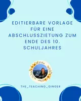 Vorschau - Anderer Materialtyp - Vorlage Abschlusszeitung Schulabschluss Klasse 10 - Deckblatt