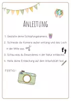 Vorschau - Arbeitsblätter - Schöpfung / Schöpfungskamera - Bastelvorlage und Arbeitsblätter - Seite 3