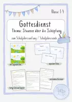 Vorschau - Stundenentwürfe - Schöpfung - Material für den Anfangsgottesdienst/Abschlussgottesdienst - Deckblatt
