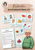 Vorschau - Bildkarten - Buchstabeneinführung- Bildkarten O - Deckblatt
