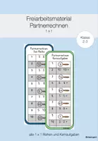Vorschau - Anderer Materialtyp - Partnerrechnen 1 x 1 Freiarbeit - Deckblatt