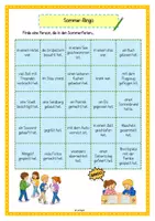 Vorschau - Arbeitsblätter - Sommerferien Bingo - Seite 3