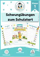 Vorschau - Unterrichtsreihen - Graphomotorik | Schwungübungen | Schreibvorbereitung | Vorschule & Klasse 1 | Arbeitsheft Schulstart - Deckblatt