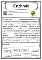 Vorschau - Unterrichtsreihen - Enzkreis Lückentext mit Wortspeicher Hörverstehen und Suchsel - Seite 1