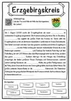 Vorschau - Unterrichtsreihen - Erzgebirgskreis Lückentext mit Wortspeicher Hörverstehen und Suchsel - Seite 1