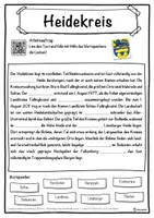 Vorschau - Unterrichtsreihen - Heidekreis Lückentext mit Wortspeicher Hörverstehen und Suchsel - Seite 1