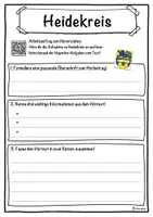 Vorschau - Unterrichtsreihen - Heidekreis Lückentext mit Wortspeicher Hörverstehen und Suchsel - Seite 3